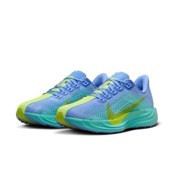 new Women's 7 nike Pegasus Plus Running Shoes FQ7261-401 royal pulse/green frost - Picture 2 of 8